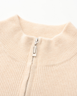 Alban | Gilet zippé 100 % cachemire