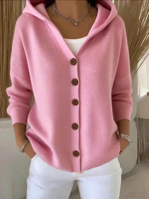 Anaïs | Veste en Tricot à Capuche
