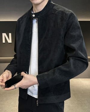 Nicolas | Veste élégante effet daim