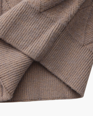 Anatole | Cardigan zippé en maille à motif losange