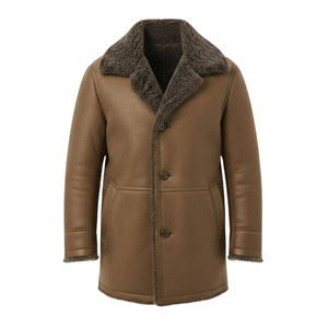 Lazare | Manteau long doublé effet fourrure