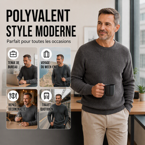 Maxime | Pull Homme Élégant à Col Rond