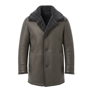 Lazare | Manteau long doublé effet fourrure