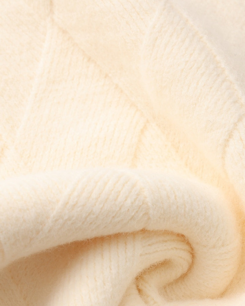 Florian | Pull en maille à motif losange