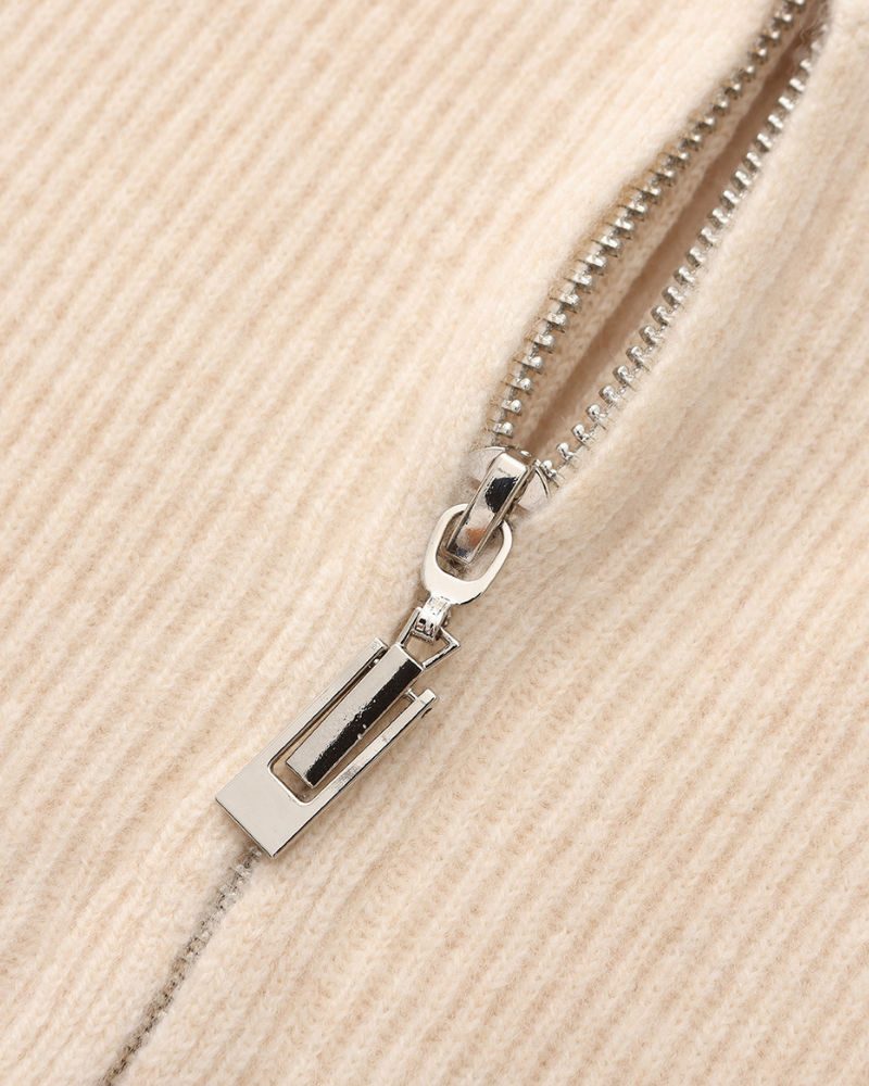 Alban | Gilet zippé 100 % cachemire