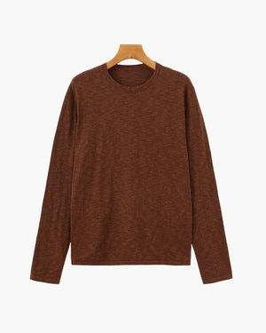 Maxence | Pull essentiel en coton et lin