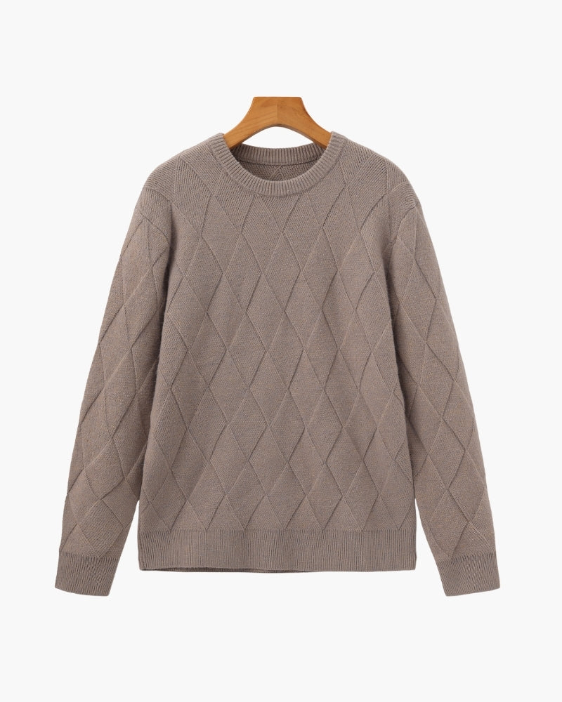 Florian | Pull en maille à motif losange