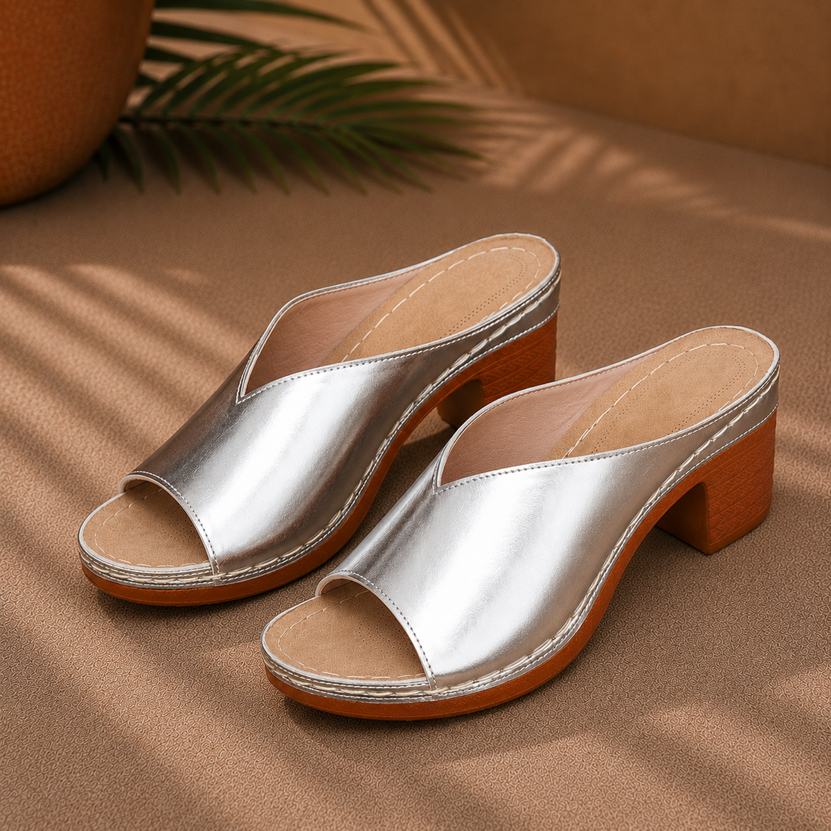 Héloïse | Mules Élégantes à Talon