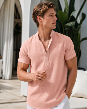Léonard | Chemise d’Été en Lin pour Homme