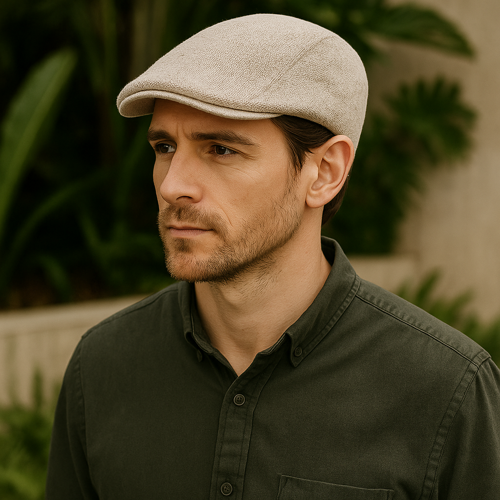 Gabriel | Béret Homme en Lin d’Été