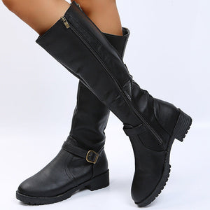 Noémie | Bottes Hautes Élégantes à Boucle