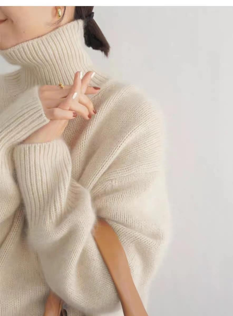 Lola | Pull Col Roulé en Cachemire
