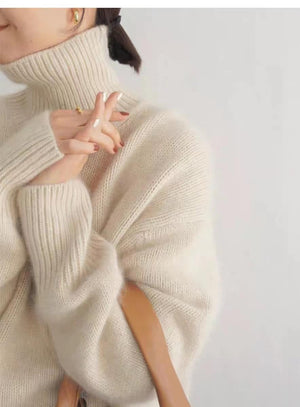 Lola | Pull Col Roulé en Cachemire