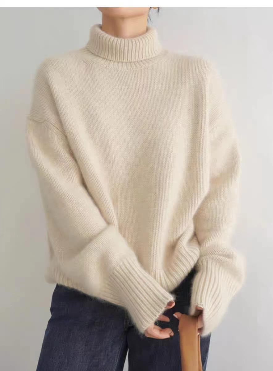 Lola | Pull Col Roulé en Cachemire