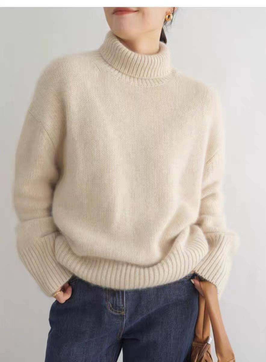 Lola | Pull Col Roulé en Cachemire