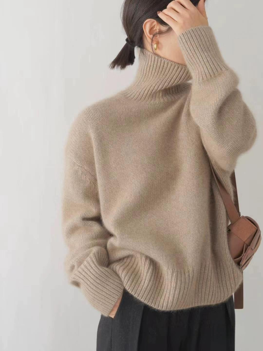Lola | Pull Col Roulé en Cachemire