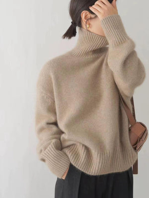 Lola | Pull Col Roulé en Cachemire