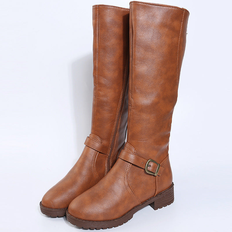 Noémie | Bottes Hautes Élégantes à Boucle