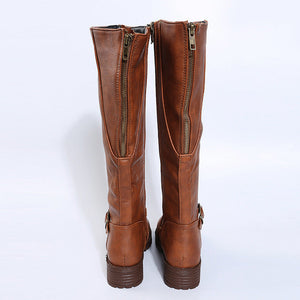 Noémie | Bottes Hautes Élégantes à Boucle