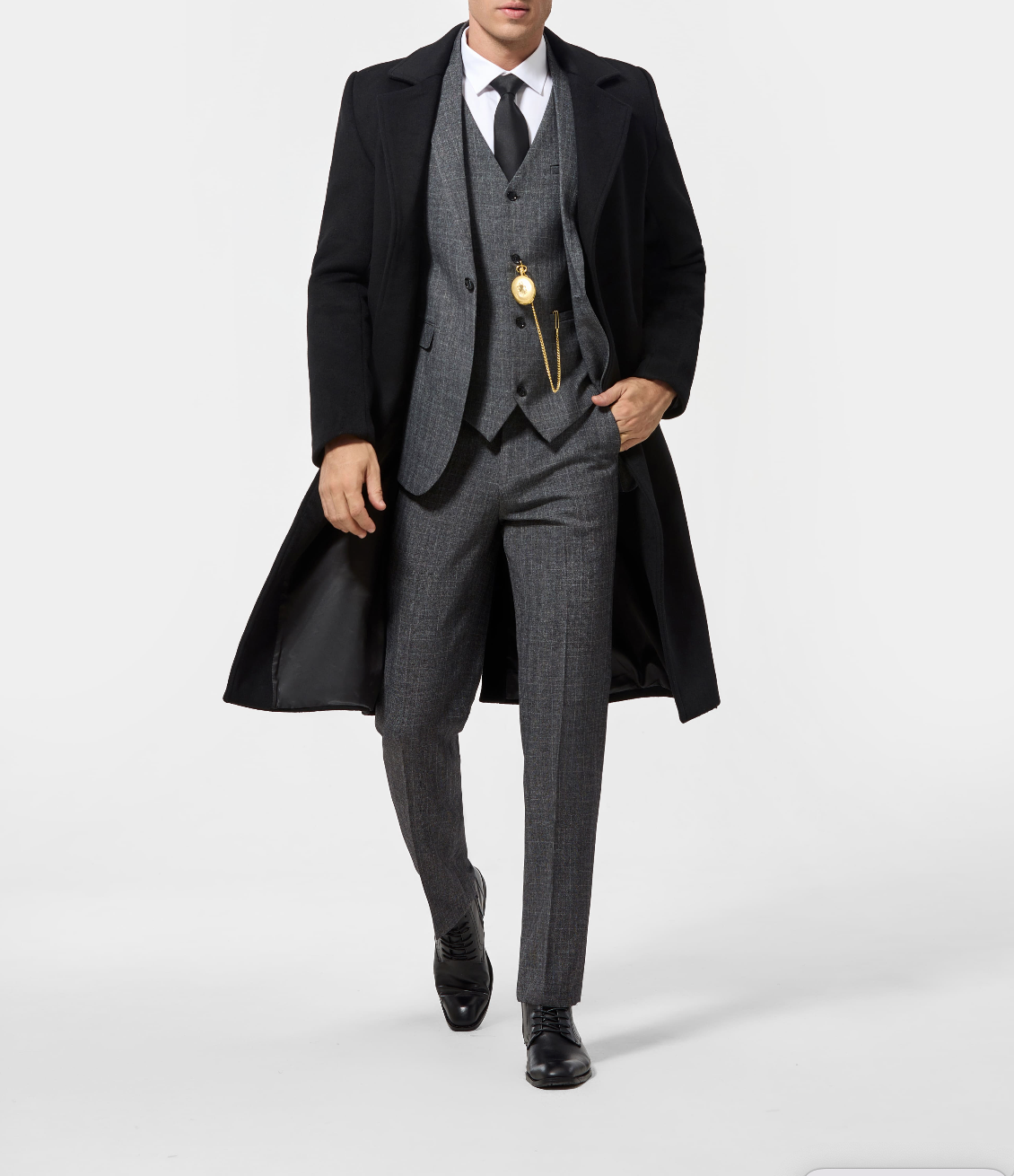 Sébastien | Manteau Long Élégant pour Homme