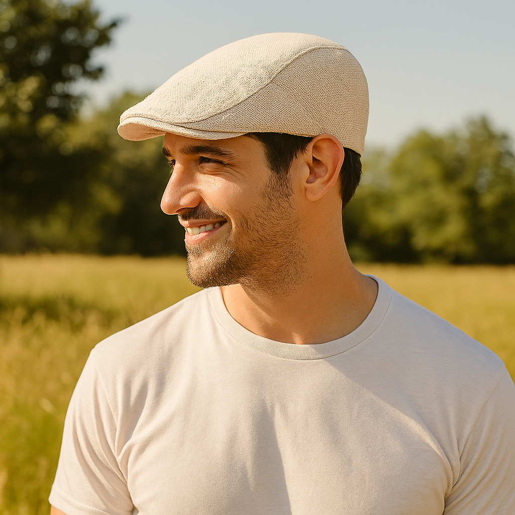 Gabriel | Béret Homme en Lin d’Été