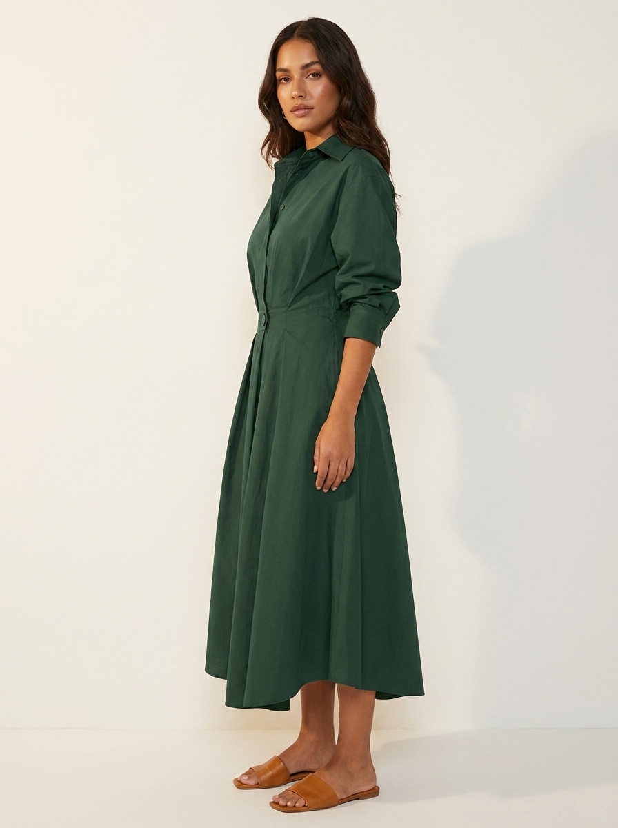 Romane | Robe Maxi Élégante à Taille Cintrée