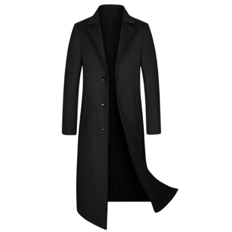 Sébastien | Manteau Long Élégant pour Homme