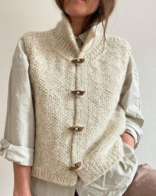 Colette | Gilet élégant en maille sans manches