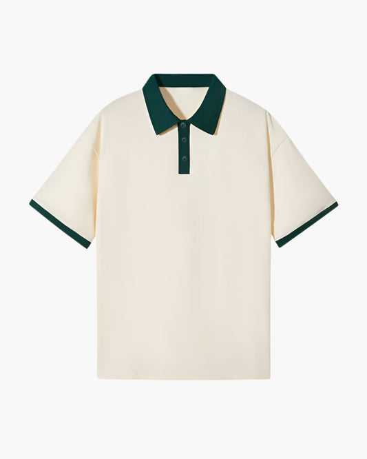 Marius | Polo élégant à col contrasté