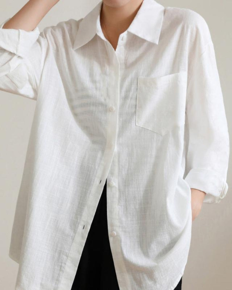 Marguerite | Chemise Élégante en Lin pour Femme