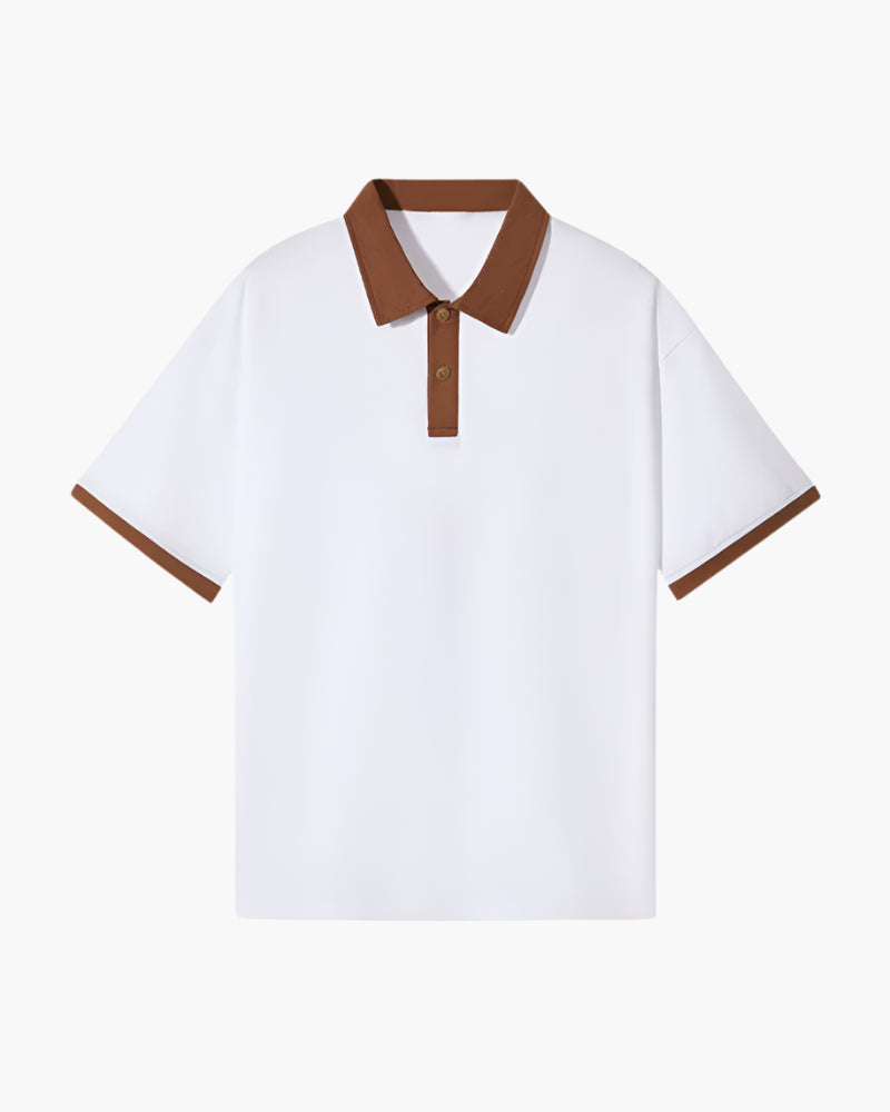 Marius | Polo élégant à col contrasté