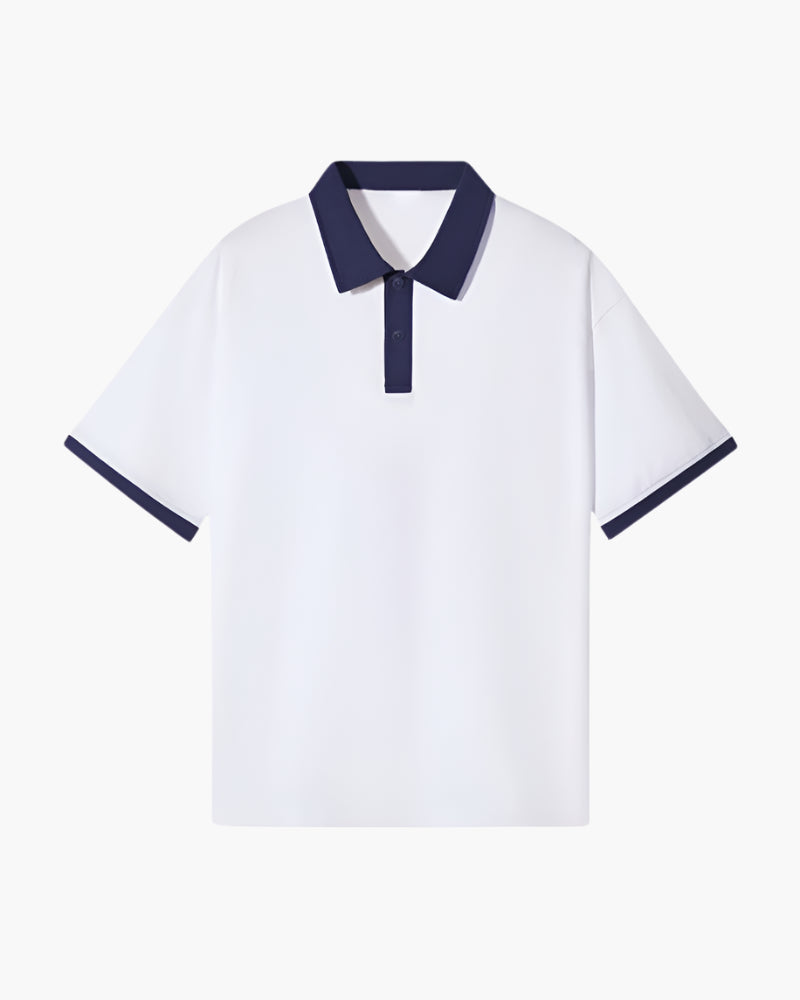 Marius | Polo élégant à col contrasté