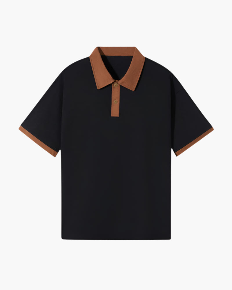 Marius | Polo élégant à col contrasté