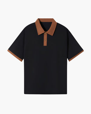 Marius | Polo élégant à col contrasté