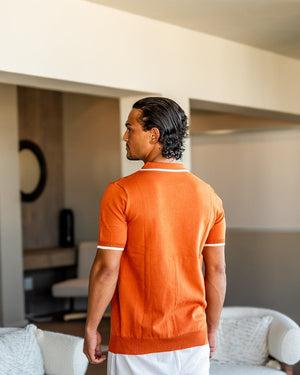 Lucien | Polo en maille à finitions contrastées