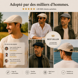Gabriel | Béret Homme en Lin d’Été