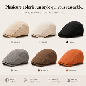 Gabriel | Béret Homme en Lin d’Été