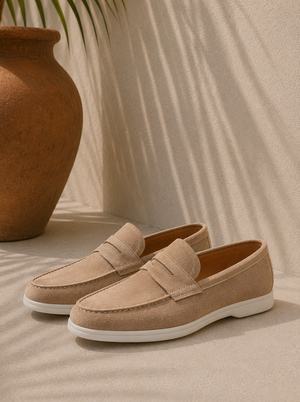 Guillaume | Mocassins Penny en Daim