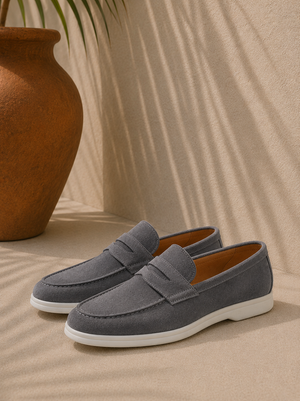 Guillaume | Mocassins Penny en Daim