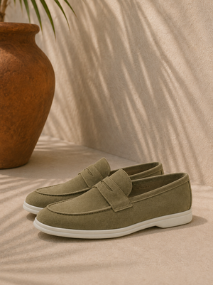 Guillaume | Mocassins Penny en Daim