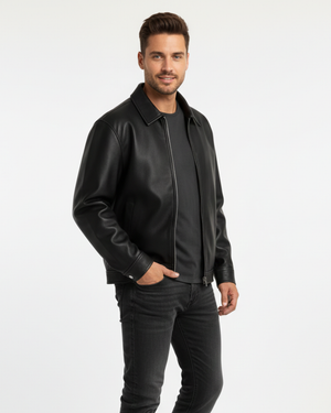 Thibault | Veste Moderne en Cuir pour Homme