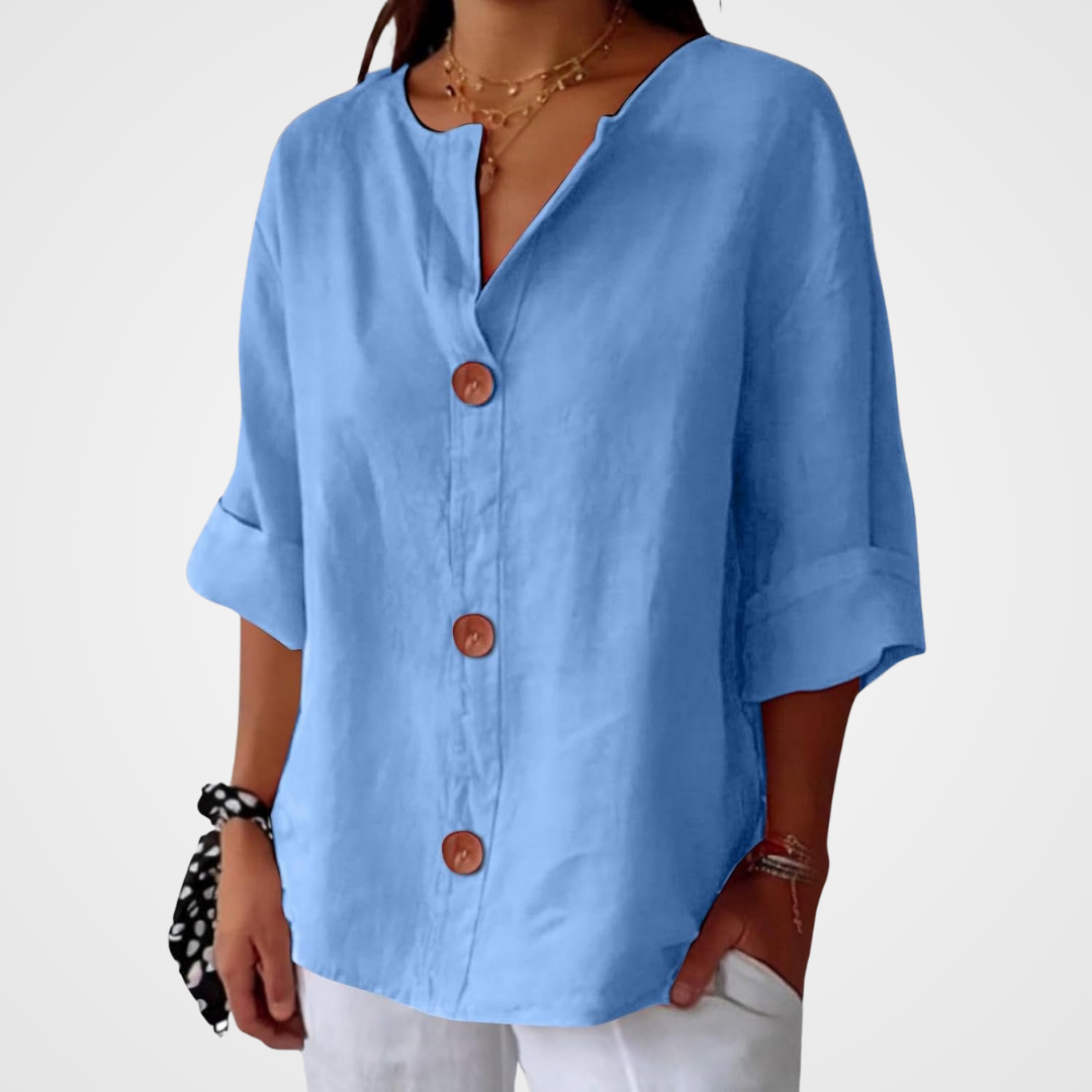 Élise | Blouse d’Été Fluide et Élégante