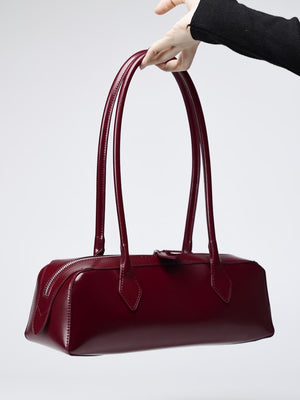 Soline | Sac Baguette de Luxe à Finition Brillante