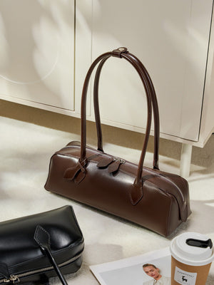 Soline | Sac Baguette de Luxe à Finition Brillante
