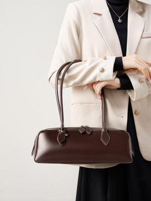 Soline | Sac Baguette de Luxe à Finition Brillante