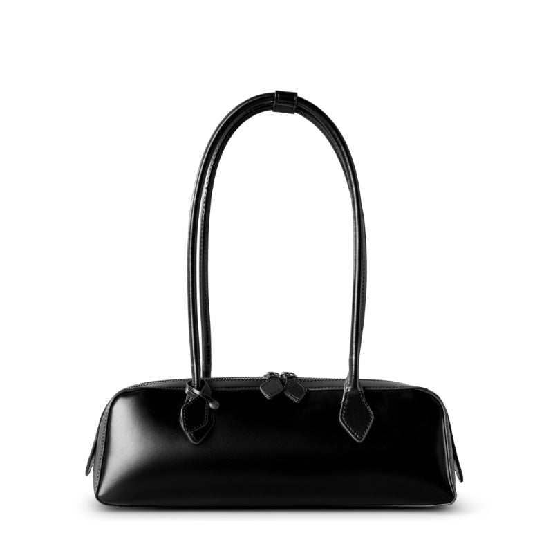 Soline | Sac Baguette de Luxe à Finition Brillante