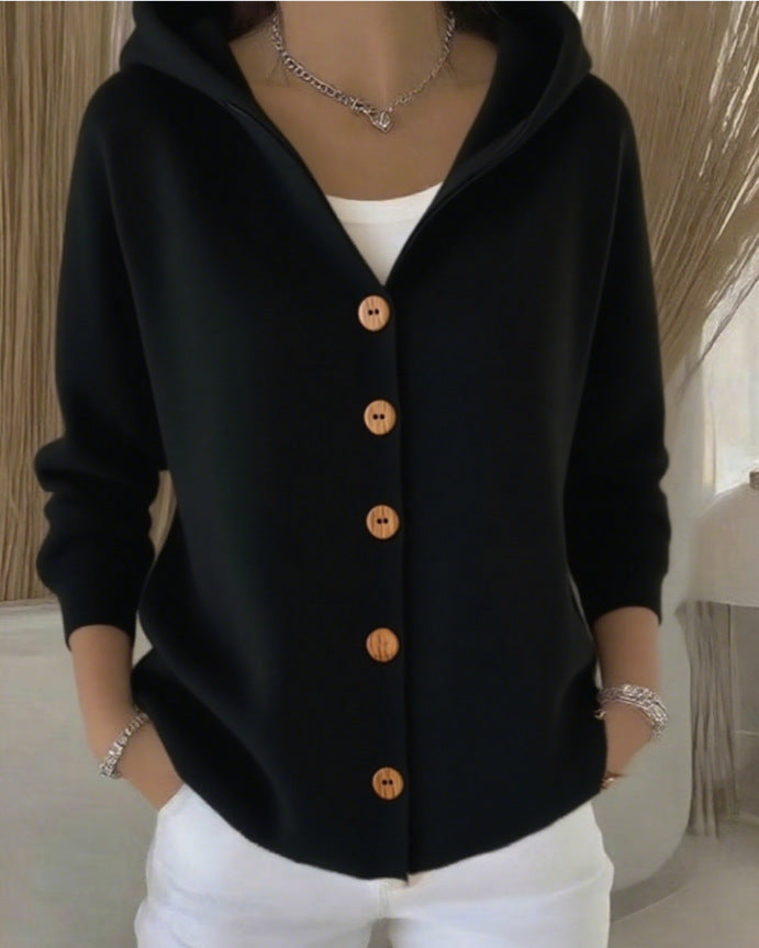 Anaïs | Veste en Tricot à Capuche