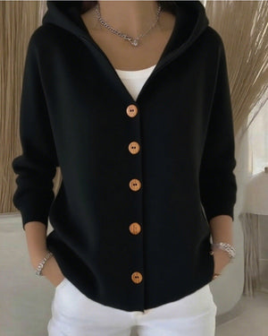 Anaïs | Veste en Tricot à Capuche