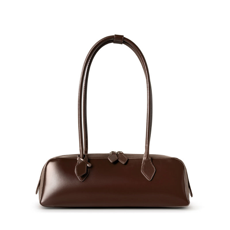 Soline | Sac Baguette de Luxe à Finition Brillante