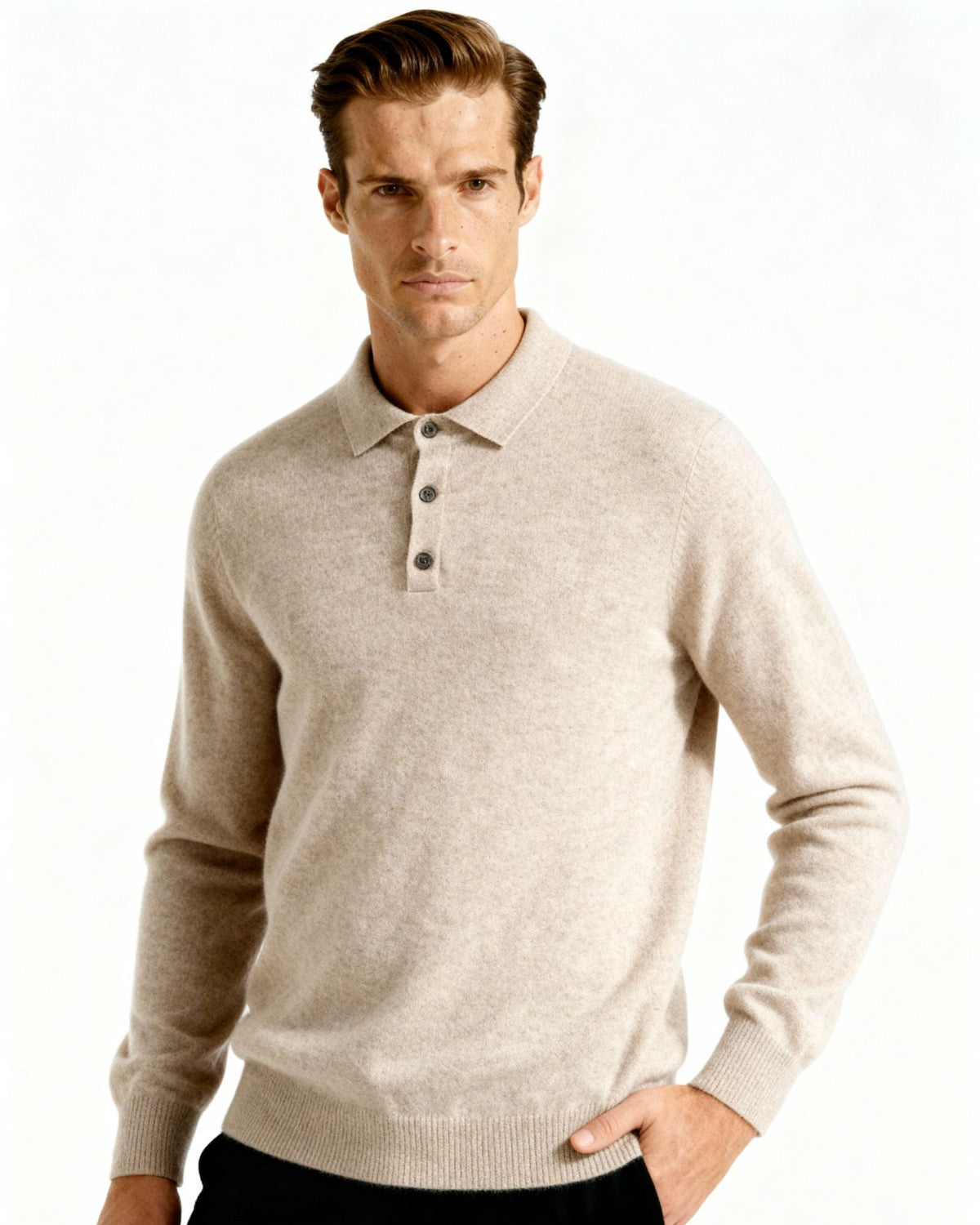Amaury | Polo en cachemire